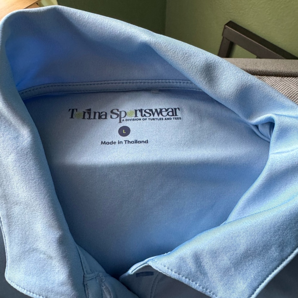 Trina Sportswear Light Blue Polo Shirt & Skirt
